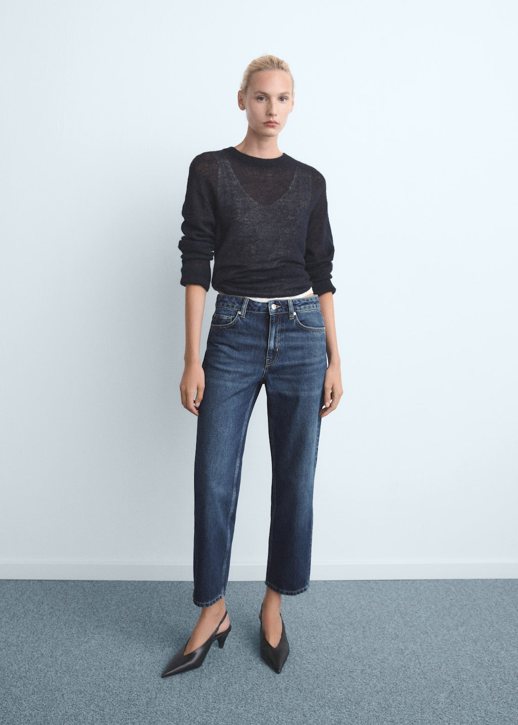 MANGO BLANCA 17024789-TO MANGO WOMEN DENIM JEANS