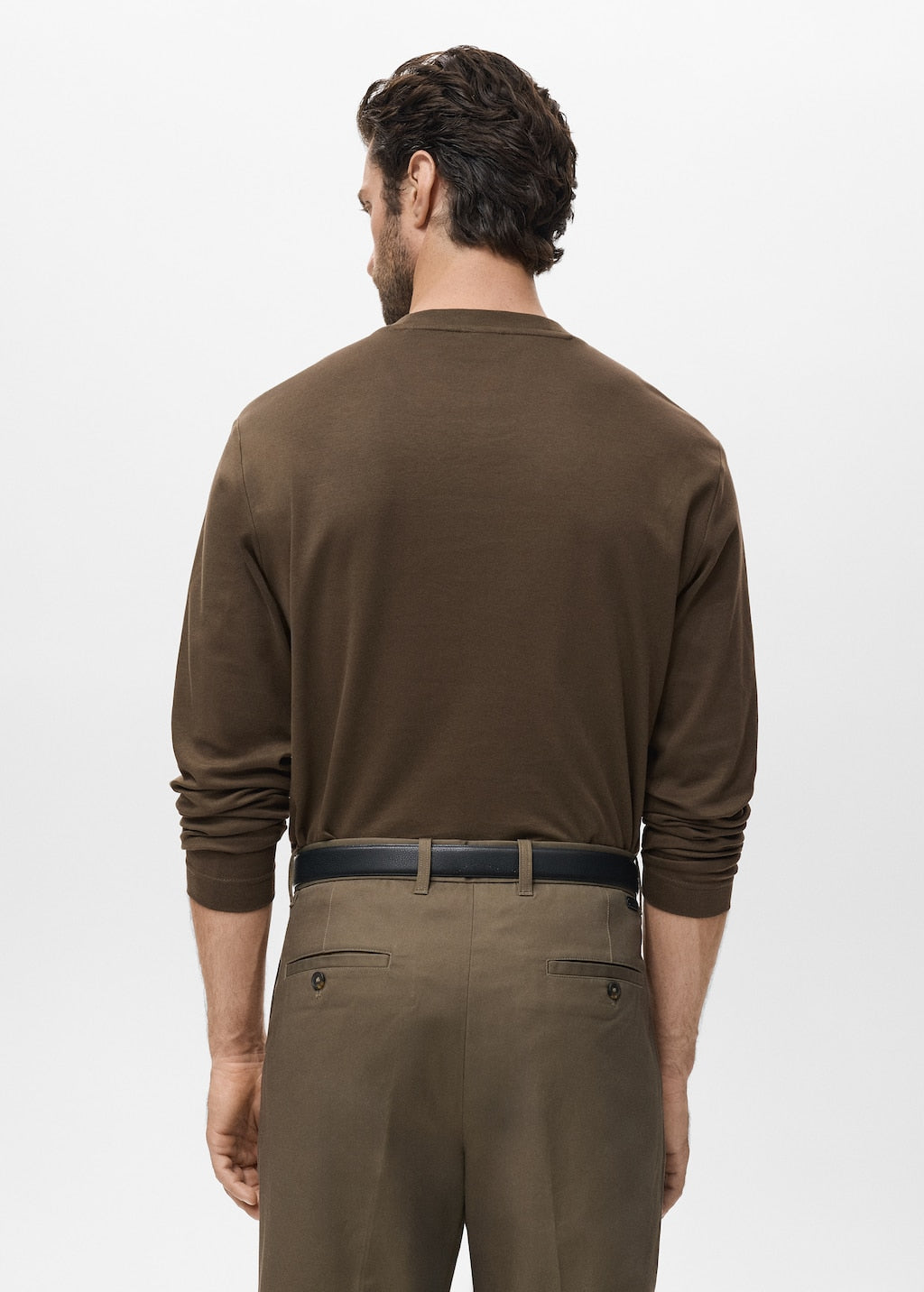 MANGO GARETH 17025979-36 MANGO MAN T-SHIRT LONG SLEEVE