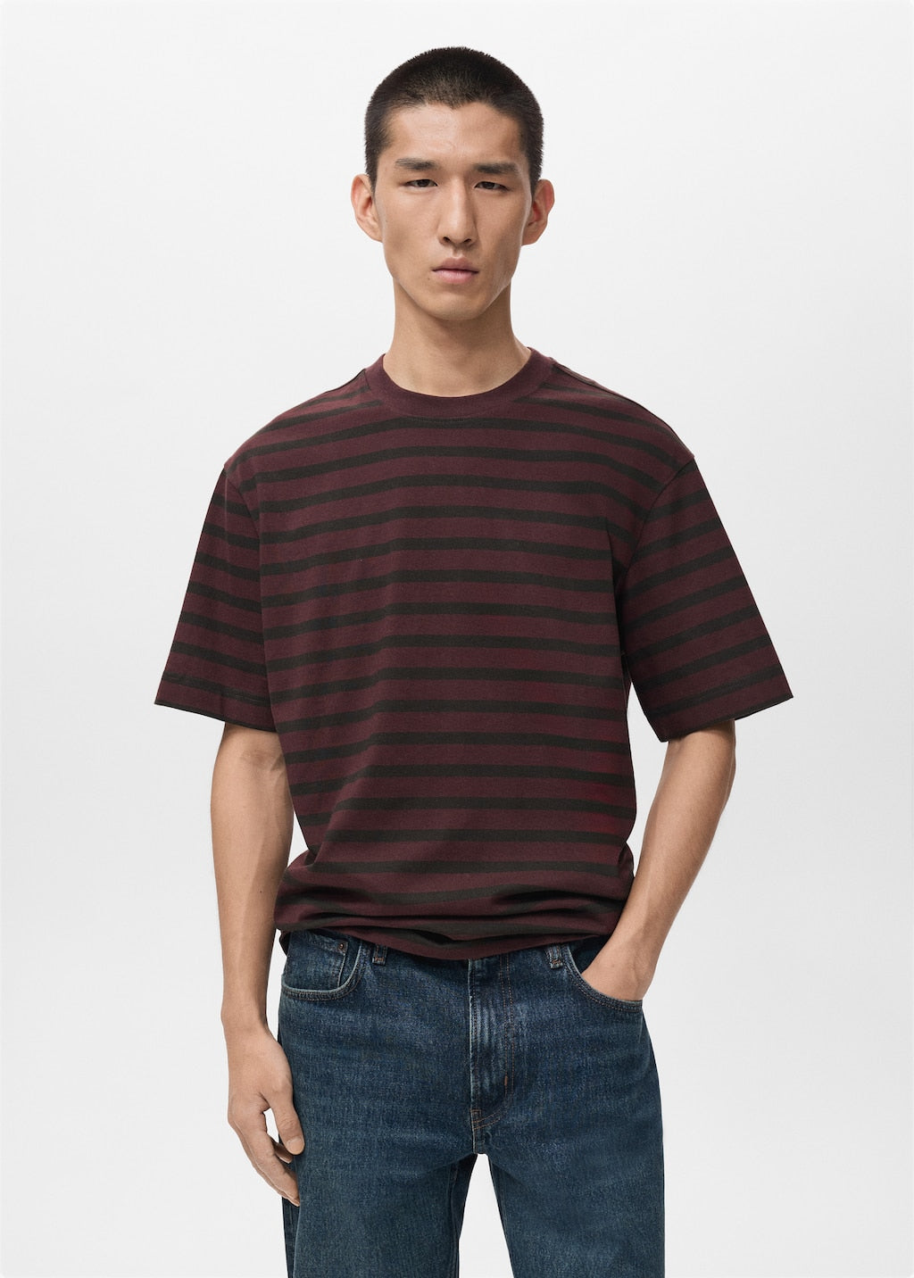 MANGO ANOUKS 17025980-77 MANGO MAN T-SHIRT SHORT SLEEVE