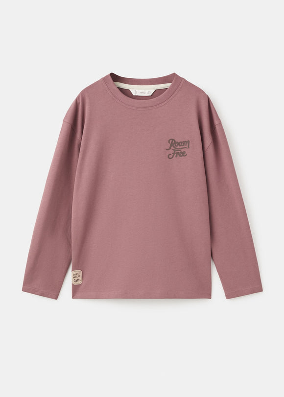MANGO ROAM 17026342-75 MANGO KIDS BOY T-SHIRT LONG SLEEVE