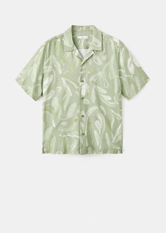 MANGO ASH-H 17026740-45 MANGO MAN SHIRT SHORT SLEEVE