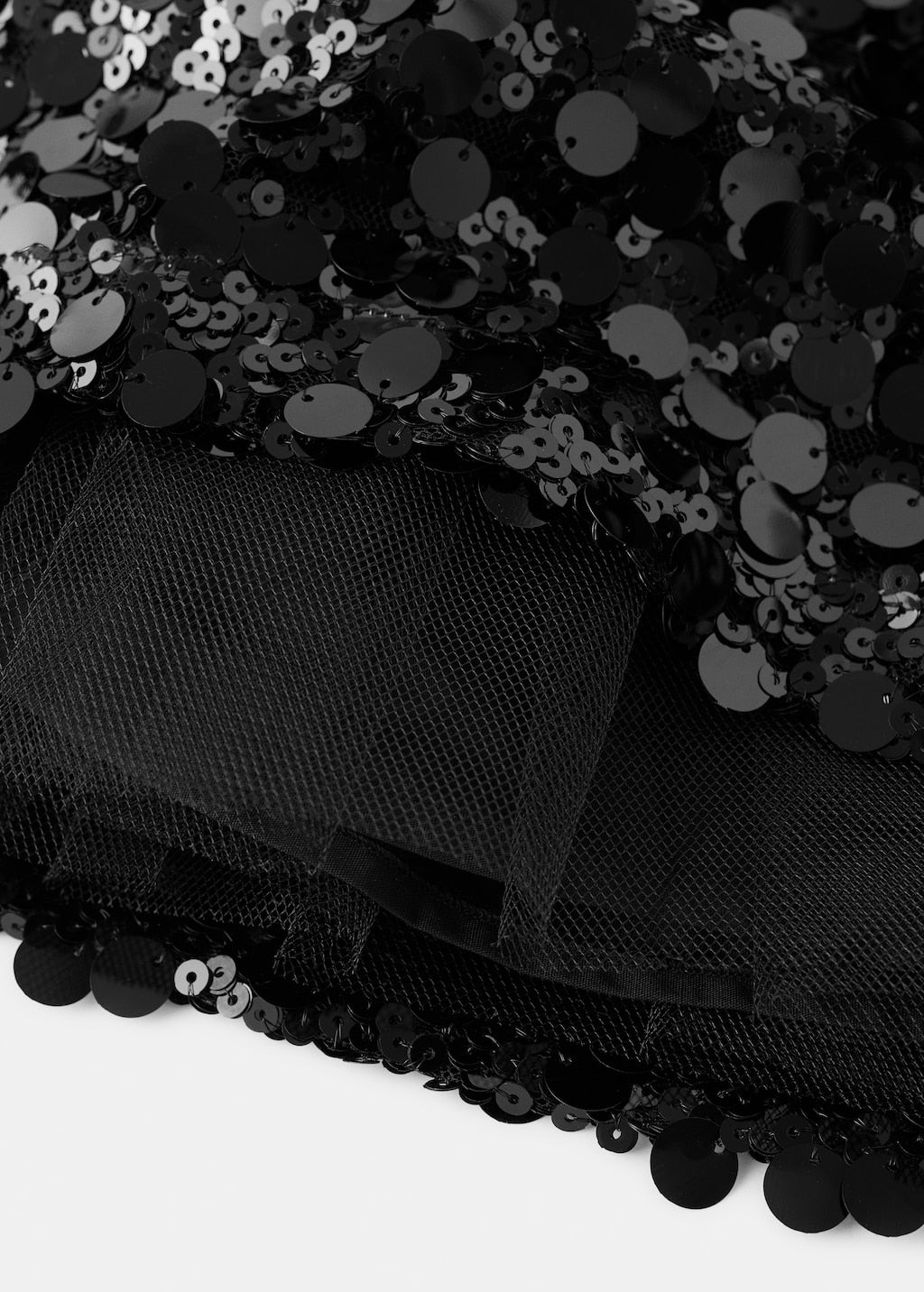 MANGO SEQUIN 17027134-99 MANGO KIDS GIRL SKIRT