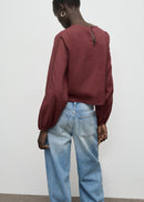 MANGO PEONY 17027806-78 MANGO WOMEN BLOUSE-3