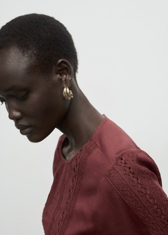 MANGO PEONY 17027806-78 MANGO WOMEN BLOUSE