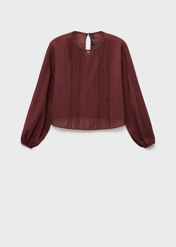 MANGO PEONY 17027806-78 MANGO WOMEN BLOUSE