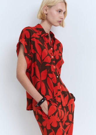 MANGO IBIZA 17031155-70 MANGO WOMEN SHIRT SHORT SLEEVE