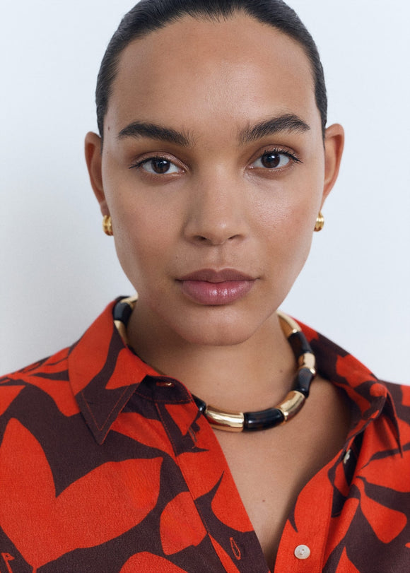 MANGO IBIZA 17031155-70 MANGO WOMEN SHIRT SHORT SLEEVE