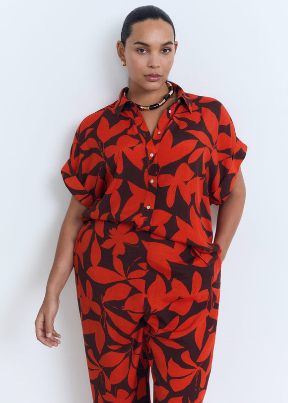 MANGO IBIZA 17031155-70 MANGO WOMEN SHIRT SHORT SLEEVE