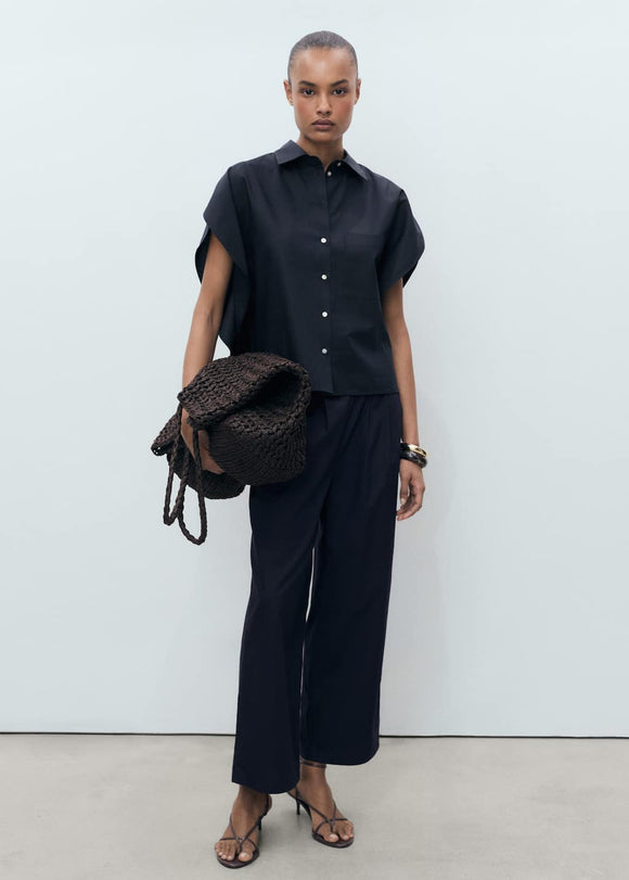 MANGO TOMY-H 17031158-56 MANGO WOMEN SHIRT SHORT SLEEVE