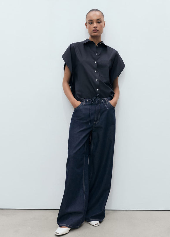 MANGO TOMY-H 17031158-56 MANGO WOMEN SHIRT SHORT SLEEVE