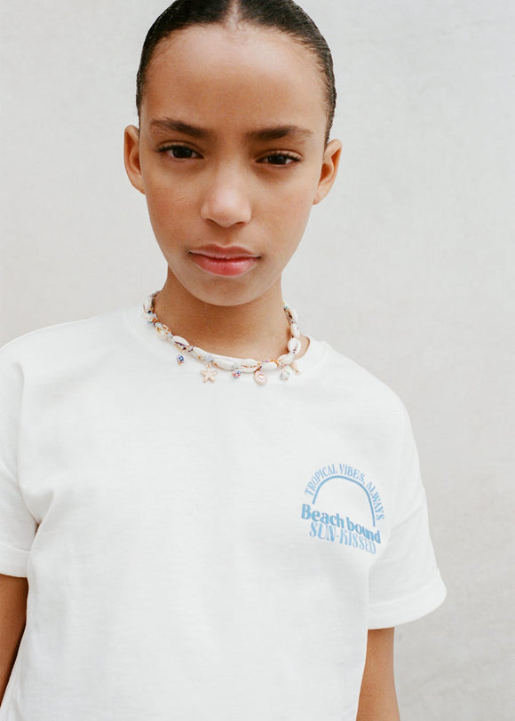 MANGO KISSED 17031167-02 MANGO KIDS GIRL T-SHIRT SHORT SLEEVE