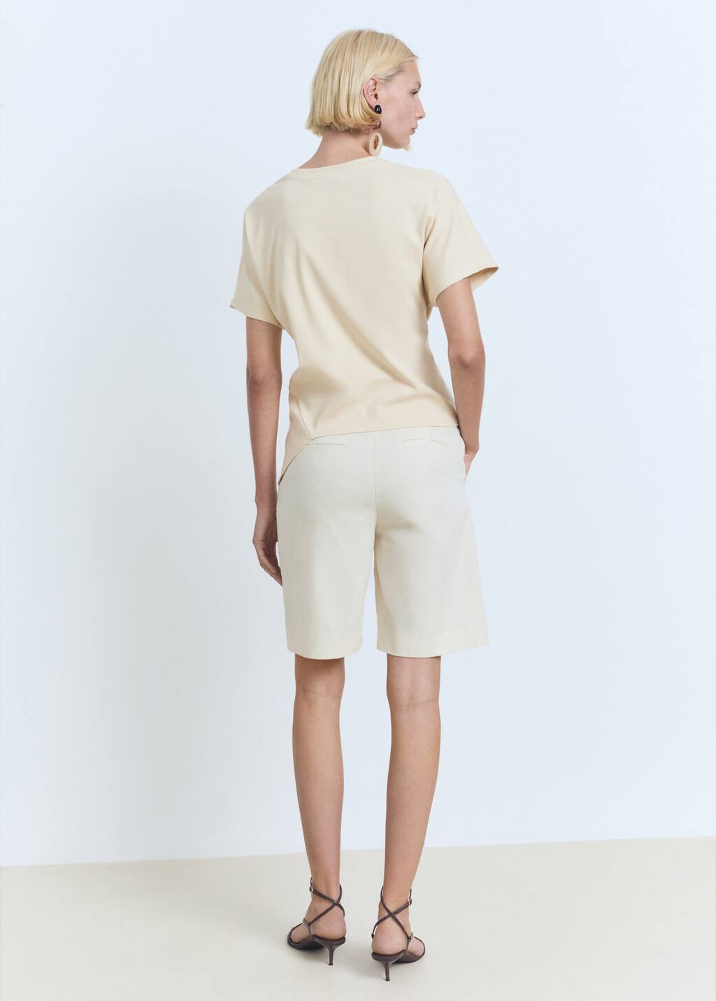 MANGO LAURA-H 17031200-10 MANGO WOMEN T-SHIRT SHORT SLEEVE