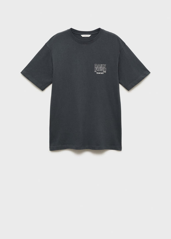 MANGO PIZZA 17031226-95 MANGO KIDS BOY T-SHIRT SHORT SLEEVE