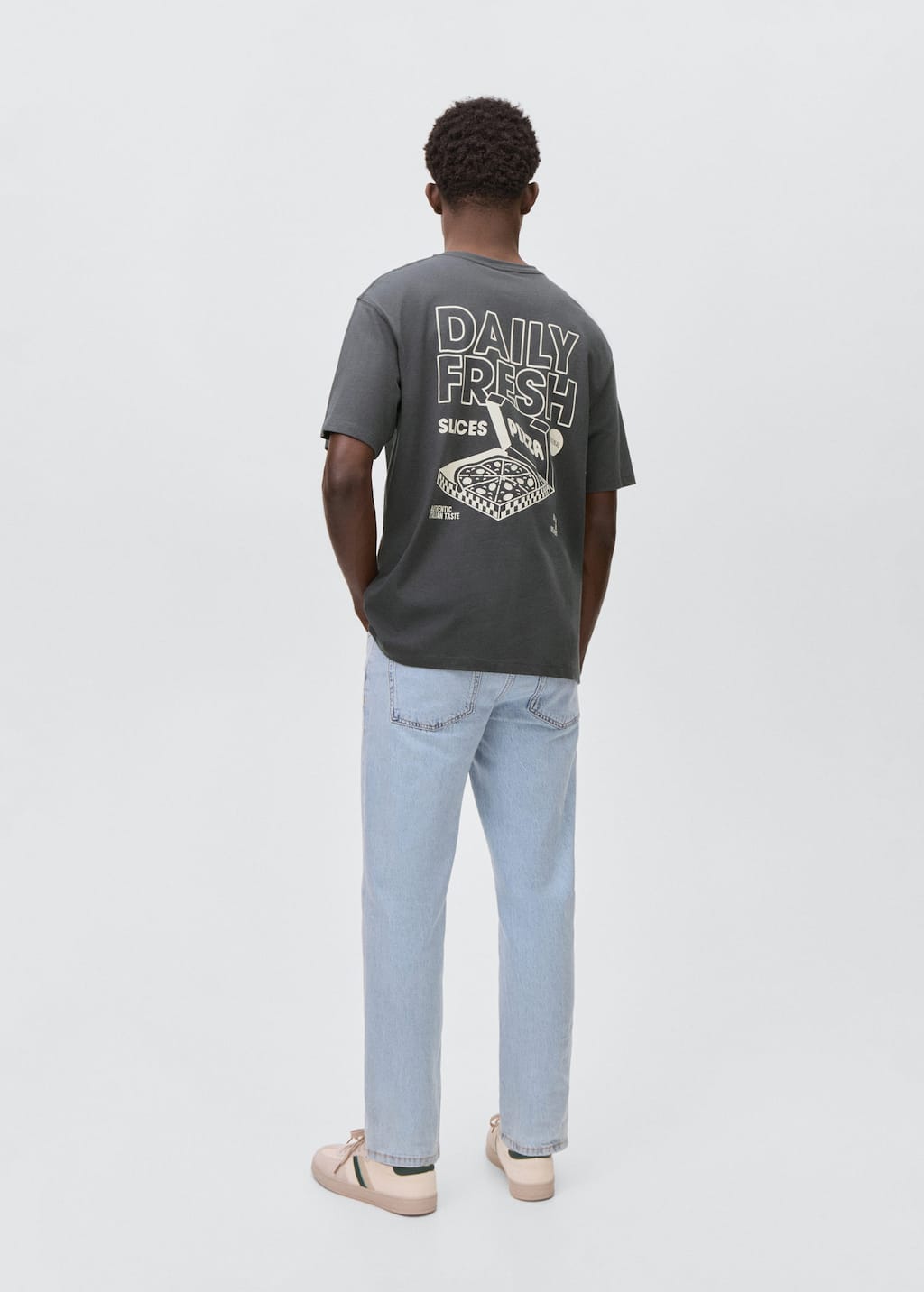 MANGO PIZZA 17031226-95 MANGO KIDS BOY T-SHIRT SHORT SLEEVE