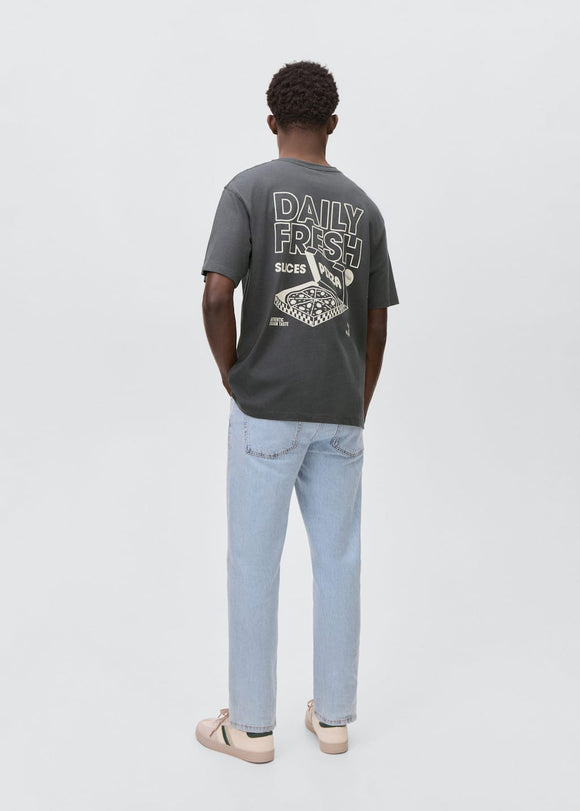 MANGO PIZZA 17031226-95 MANGO KIDS BOY T-SHIRT SHORT SLEEVE