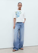 MANGO PEONIA-W 17031259-02 MANGO WOMEN T-SHIRT SHORT SLEEVE-2