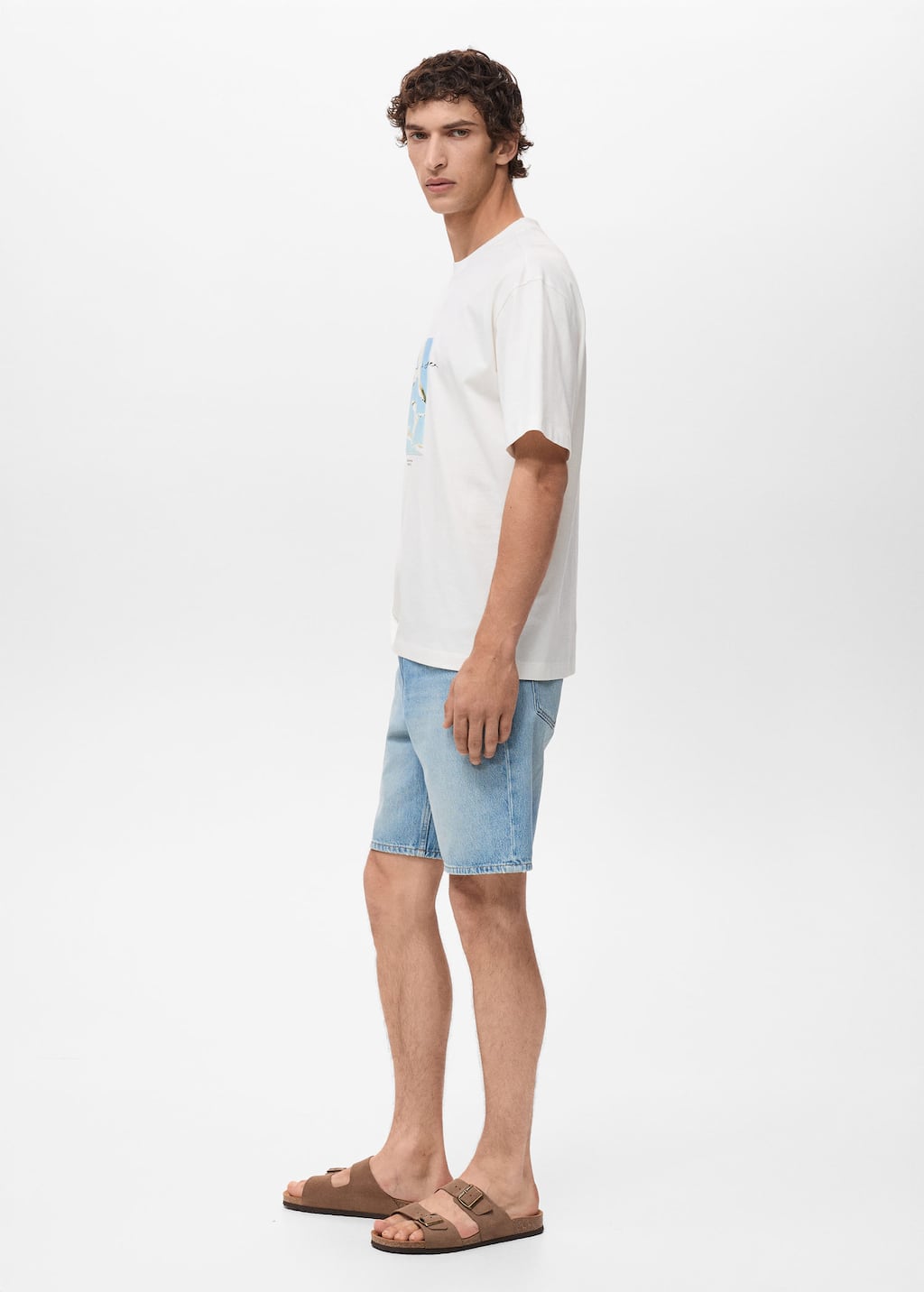 MANGO SEAGULL 17031273-02 MANGO MAN T-SHIRT SHORT SLEEVE