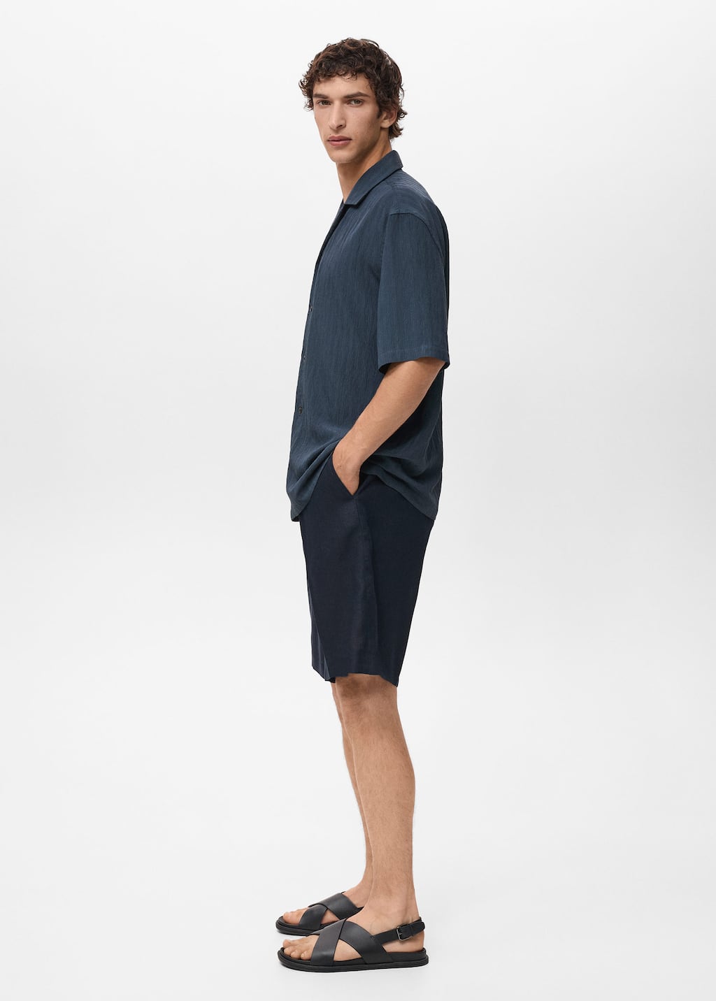 MANGO PIREOS 17031275-56 MANGO MAN SHIRT SHORT SLEEVE