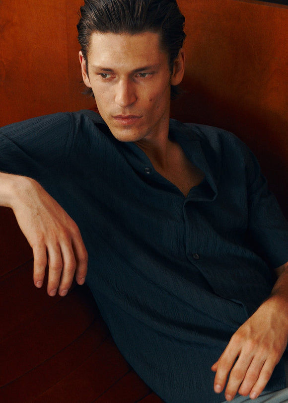 MANGO PIREOS 17031275-56 MANGO MAN SHIRT SHORT SLEEVE