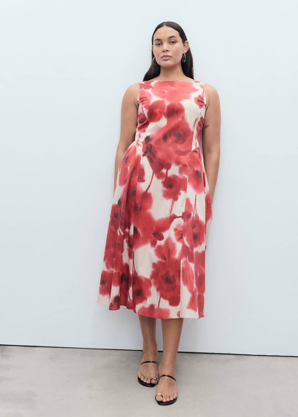 MANGO AQUARE 17031287-05 MANGO WOMEN DRESS FULL LENGTH