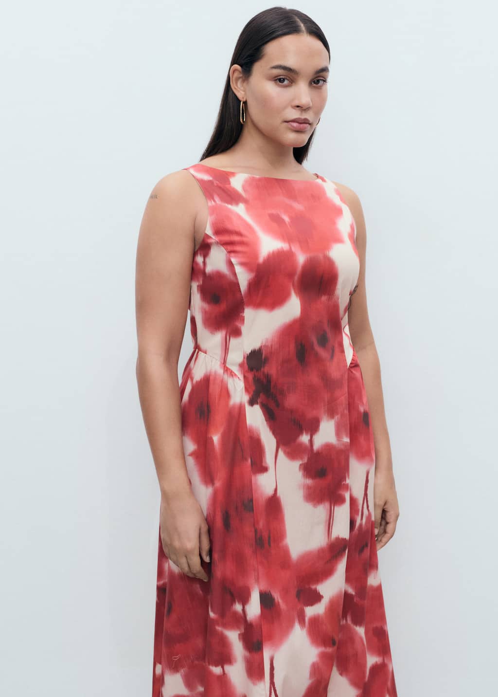 MANGO AQUARE 17031287-05 MANGO WOMEN DRESS FULL LENGTH