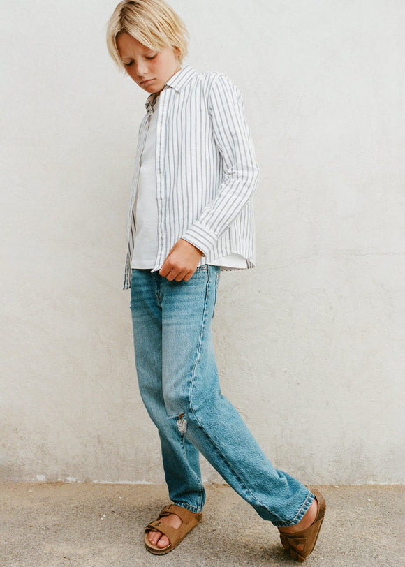 MANGO OXFORDR2 17031519-52 MANGO KIDS BOY SHIRT LONG SLEEVE