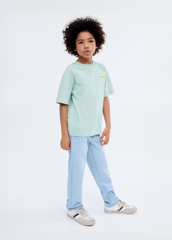 MANGO MIDNIGHT 17033298-45 MANGO KIDS BOY T-SHIRT SHORT SLEEVE