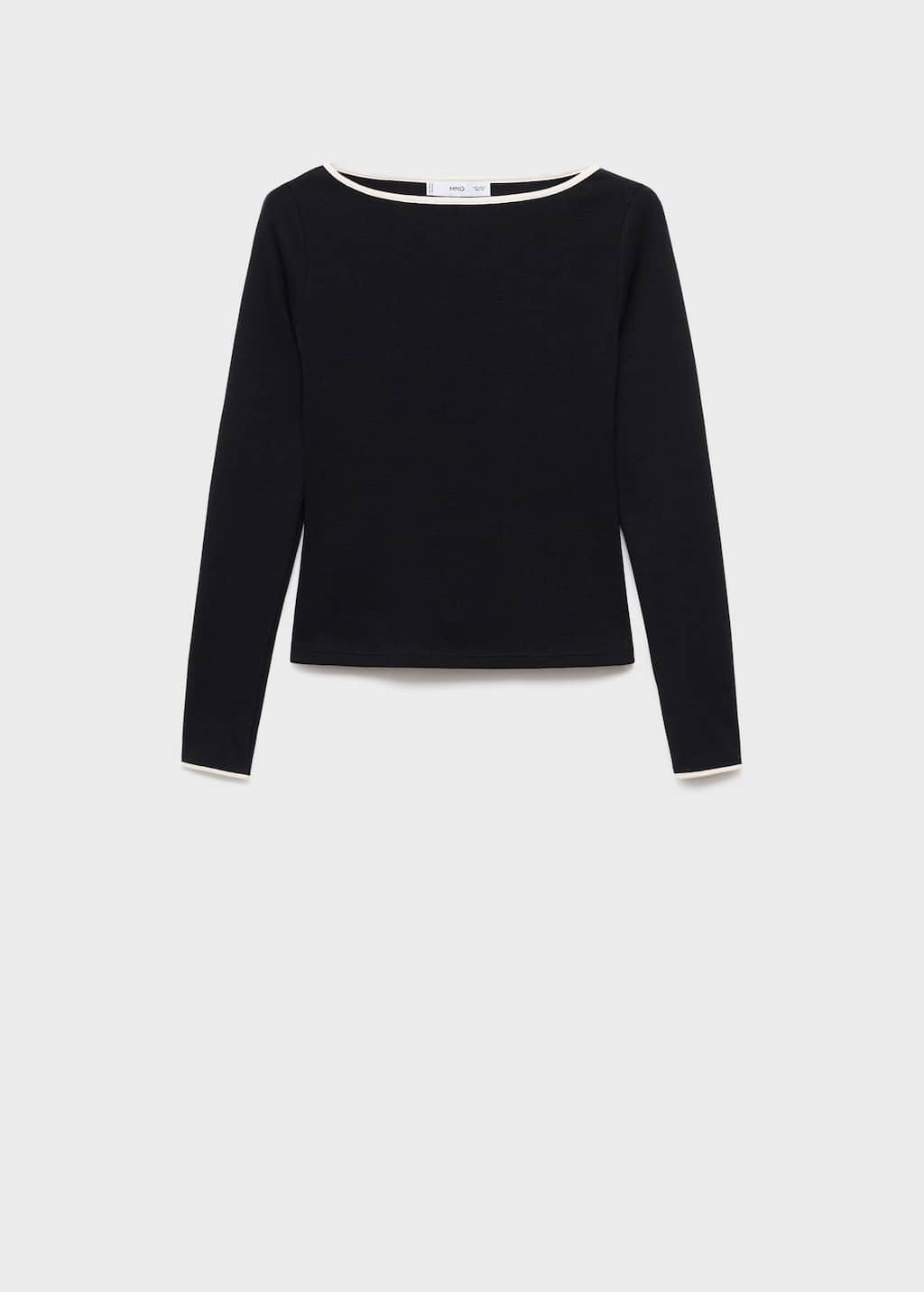 MANGO PORTA 17034085-99 MANGO WOMEN T-SHIRT LONG SLEEVE