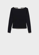 MANGO PORTA 17034085-99 MANGO WOMEN T-SHIRT LONG SLEEVE-3