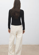 MANGO PORTA 17034085-99 MANGO WOMEN T-SHIRT LONG SLEEVE-6