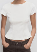 MANGO SANDRI 17034086-01 MANGO WOMEN T-SHIRT SHORT SLEEVE-2