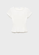 MANGO SANDRI 17034086-01 MANGO WOMEN T-SHIRT SHORT SLEEVE-5