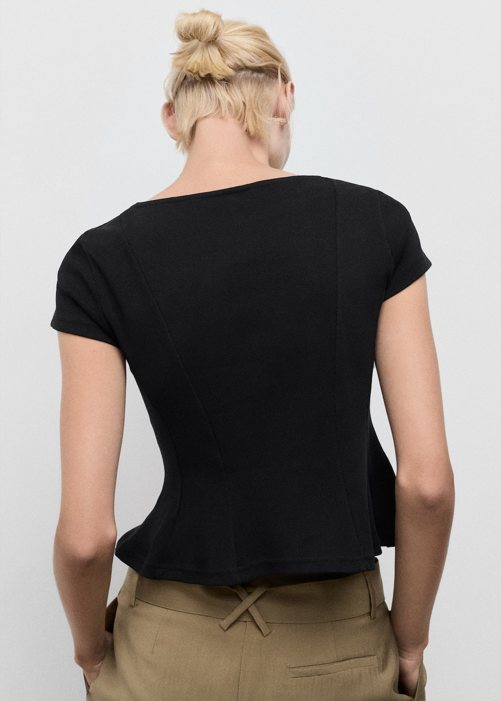 MANGO SANDRI 17034086-99 MANGO WOMEN T-SHIRT SHORT SLEEVE