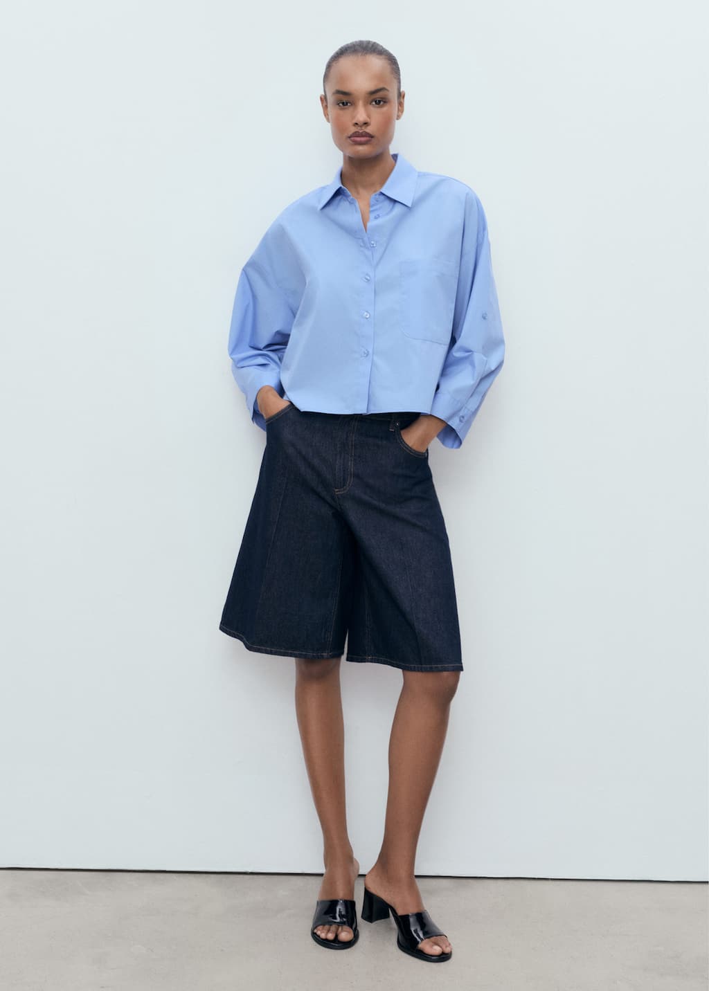 MANGO CAROL-H 17034092-52 MANGO WOMEN SHIRT LONG SLEEVE