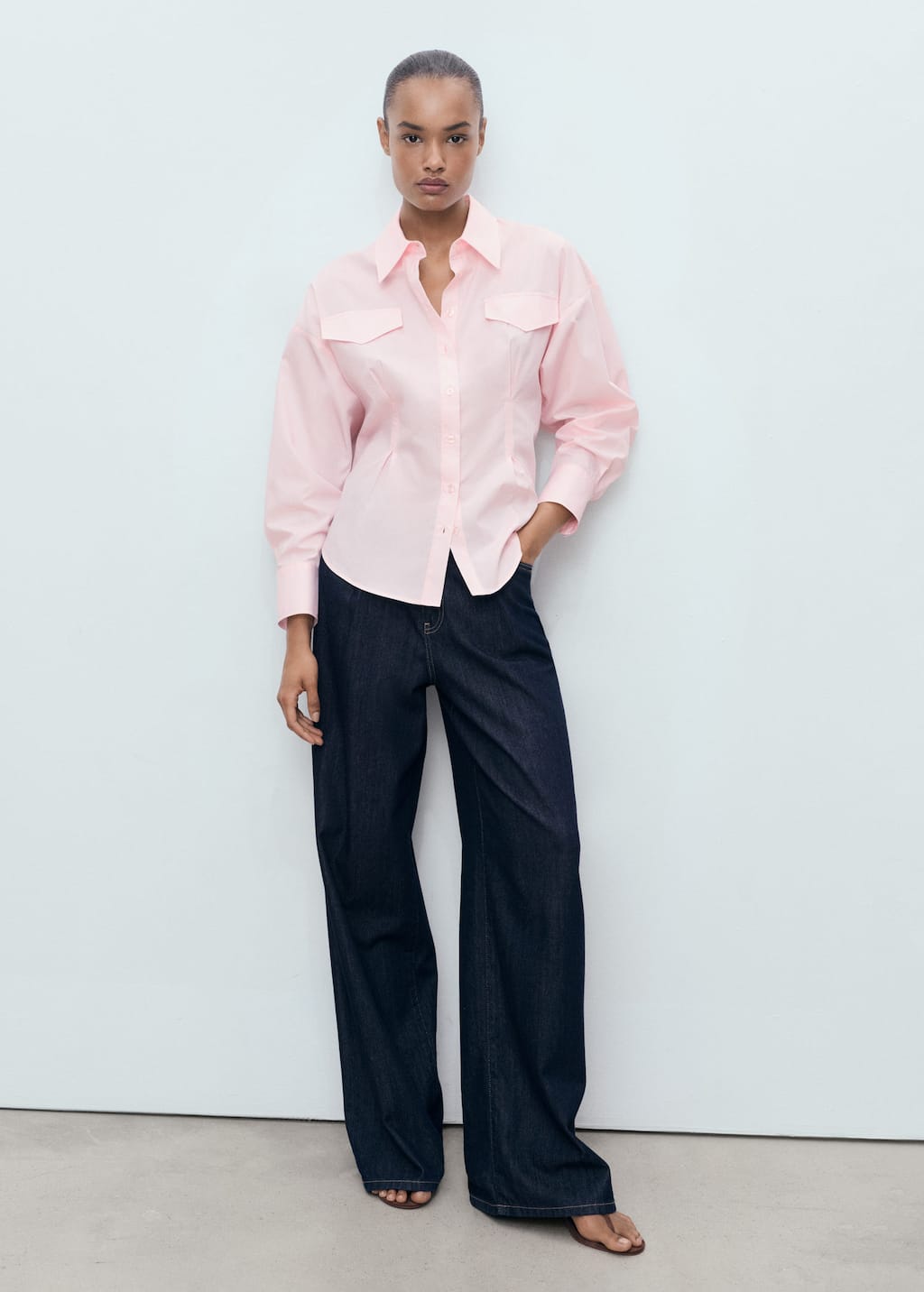MANGO JULS-H 17034093-85 MANGO WOMEN SHIRT LONG SLEEVE