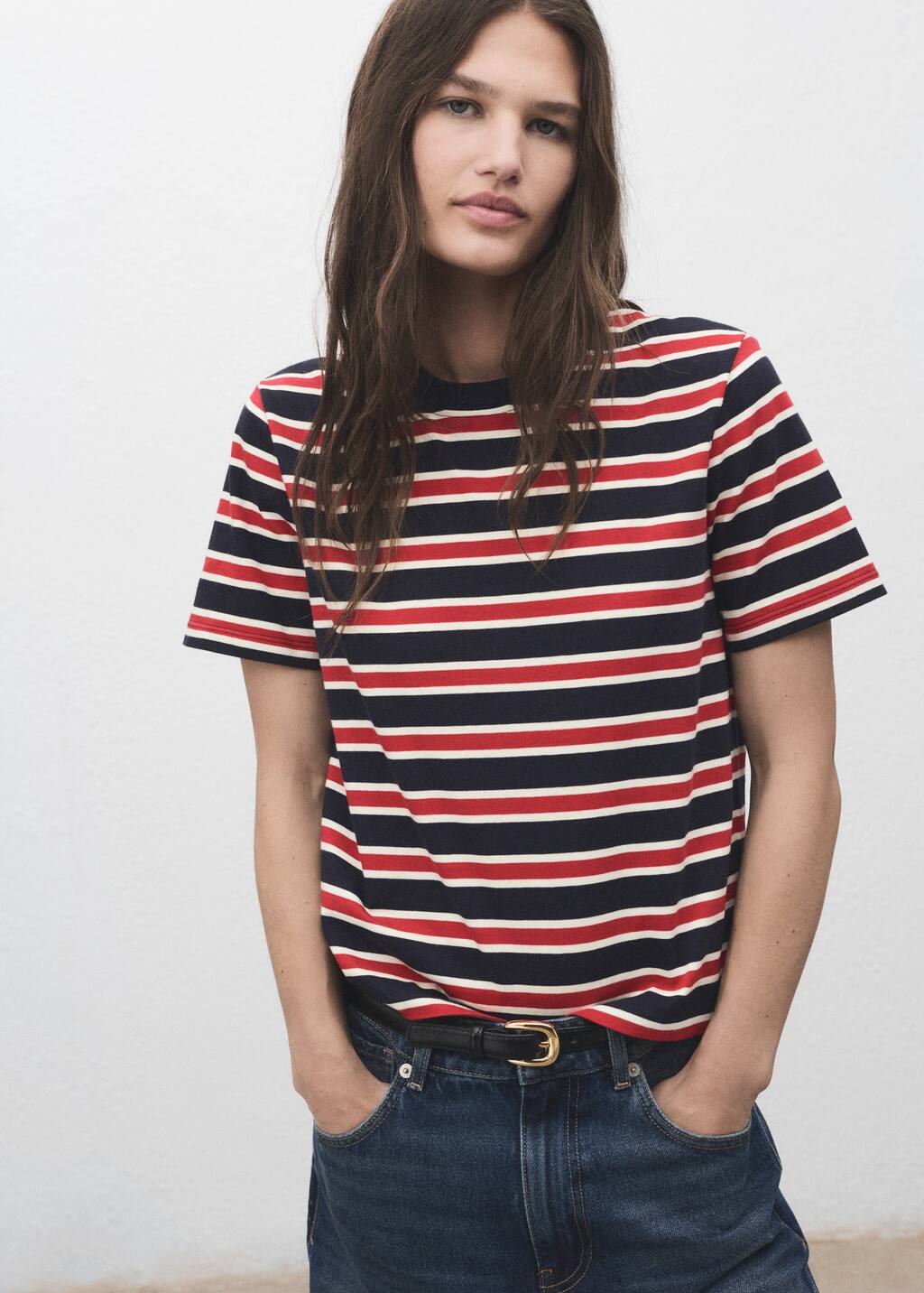 MANGO JASMIN 17034144-56 MANGO WOMEN T-SHIRT SHORT SLEEVE