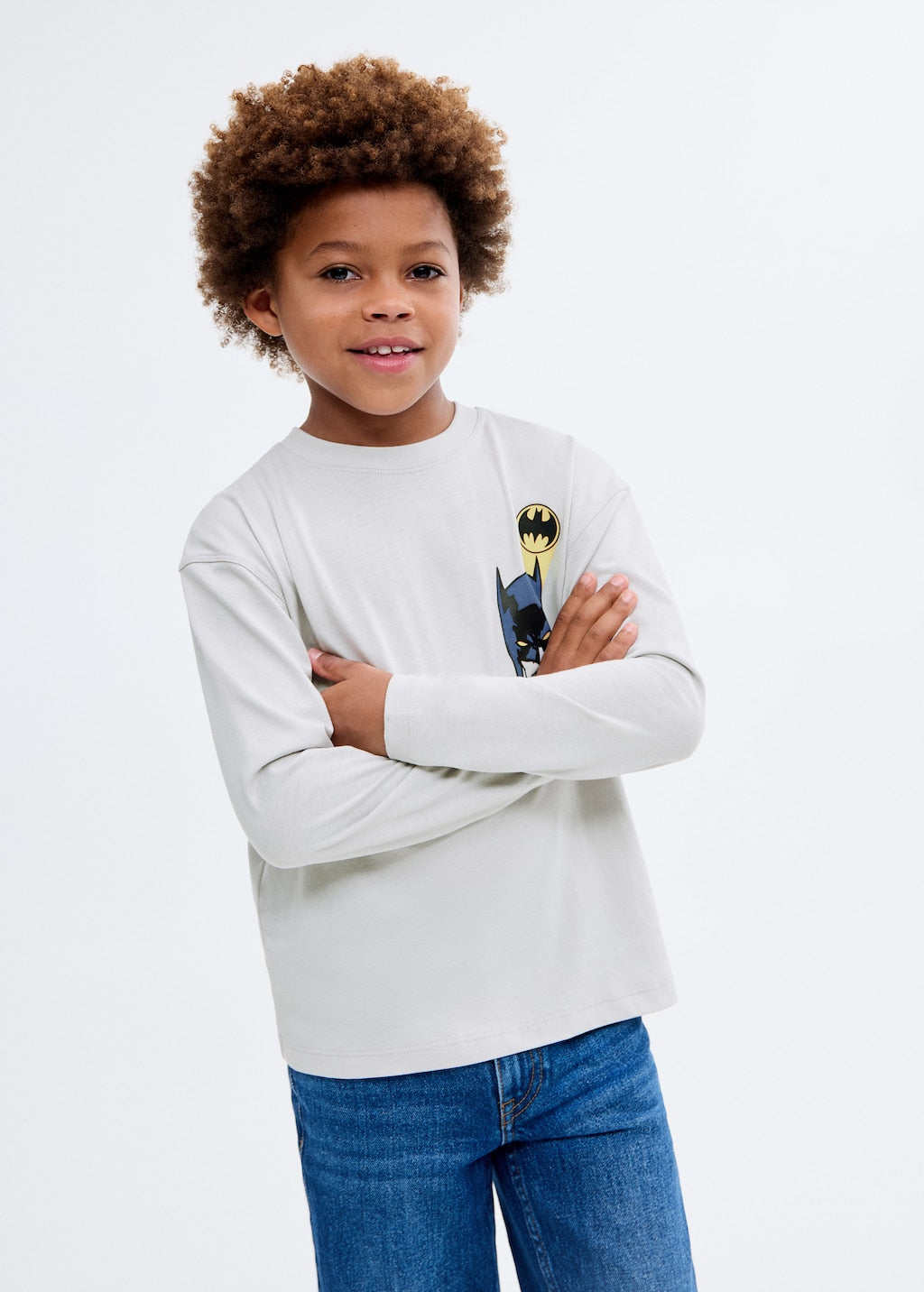 MANGO BATLOGO 17034420-03 MANGO KIDS BOY T-SHIRT LONG SLEEVE