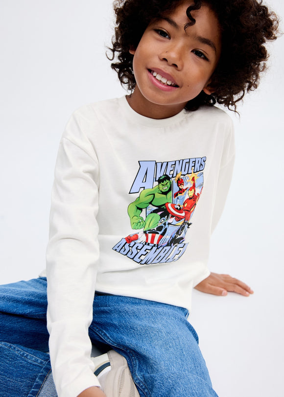 MANGO AVEMARVE 17034439-02 MANGO KIDS BOY T-SHIRT LONG SLEEVE