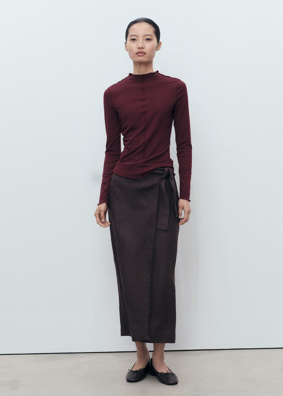 MANGO CURLISA 17035799-78 MANGO WOMEN T-SHIRT LONG SLEEVE