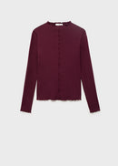 MANGO CURLISA 17035799-78 MANGO WOMEN T-SHIRT LONG SLEEVE-5