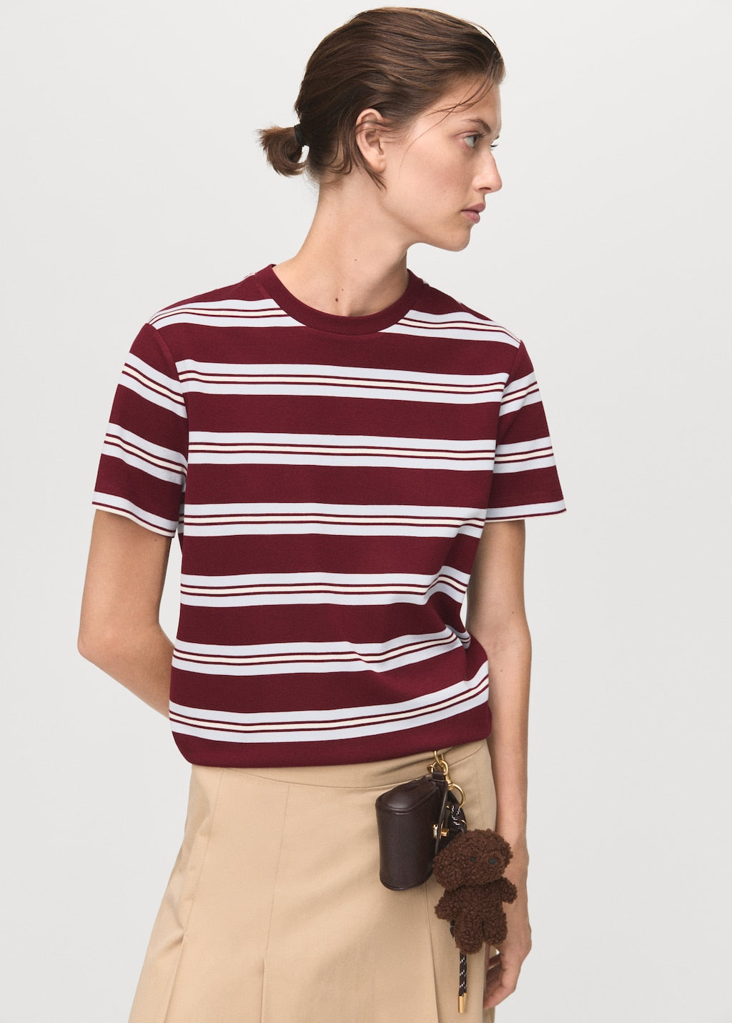 MANGO DOLLY 17035803-76 MANGO WOMEN T-SHIRT SHORT SLEEVE