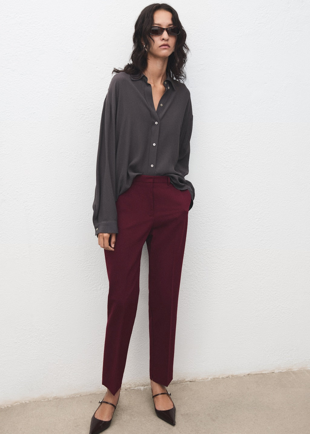 MANGO BOREAL 17035806-77 MANGO WOMEN TROUSER