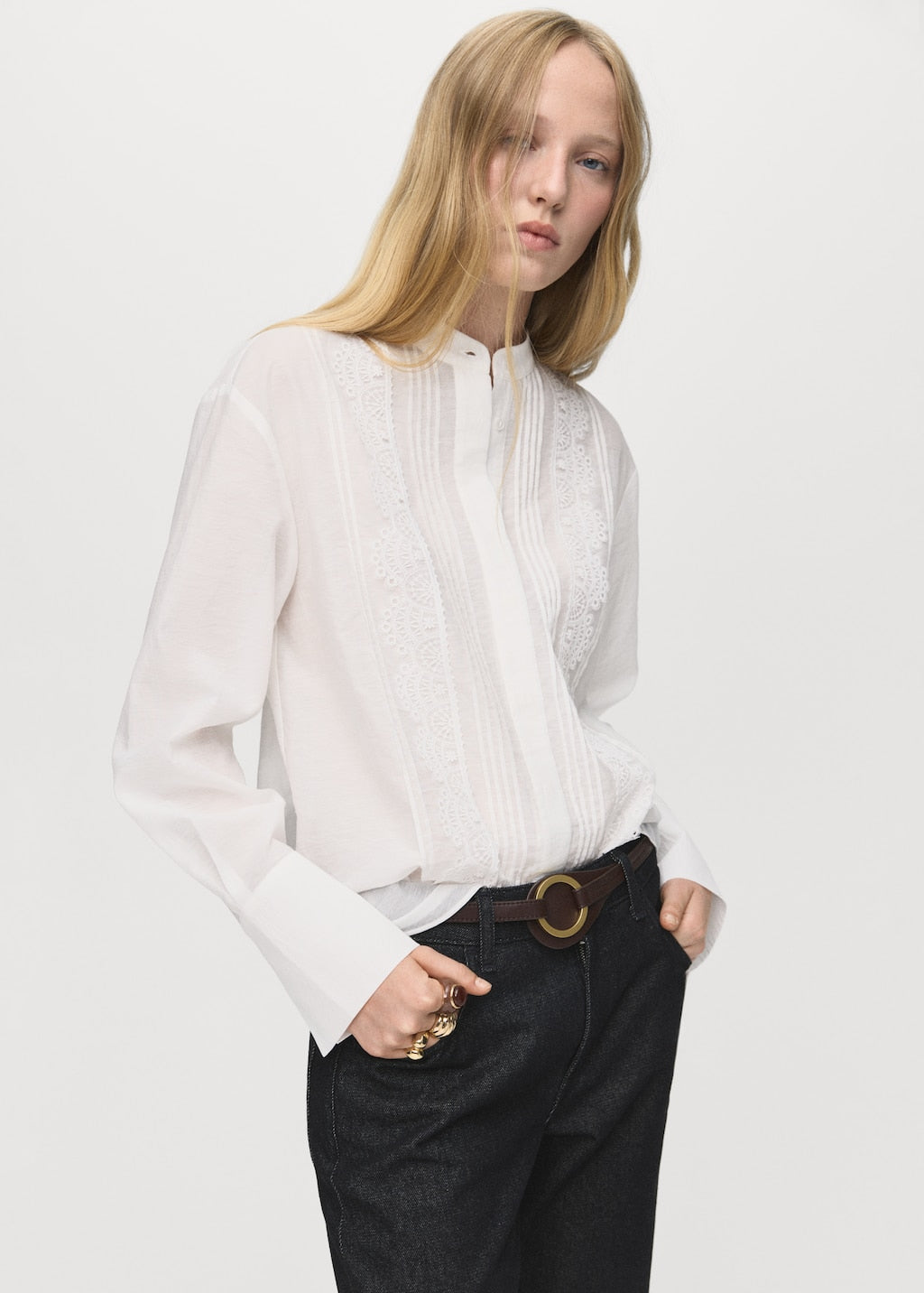 MANGO CINDY 17035815-05 MANGO WOMEN BLOUSE