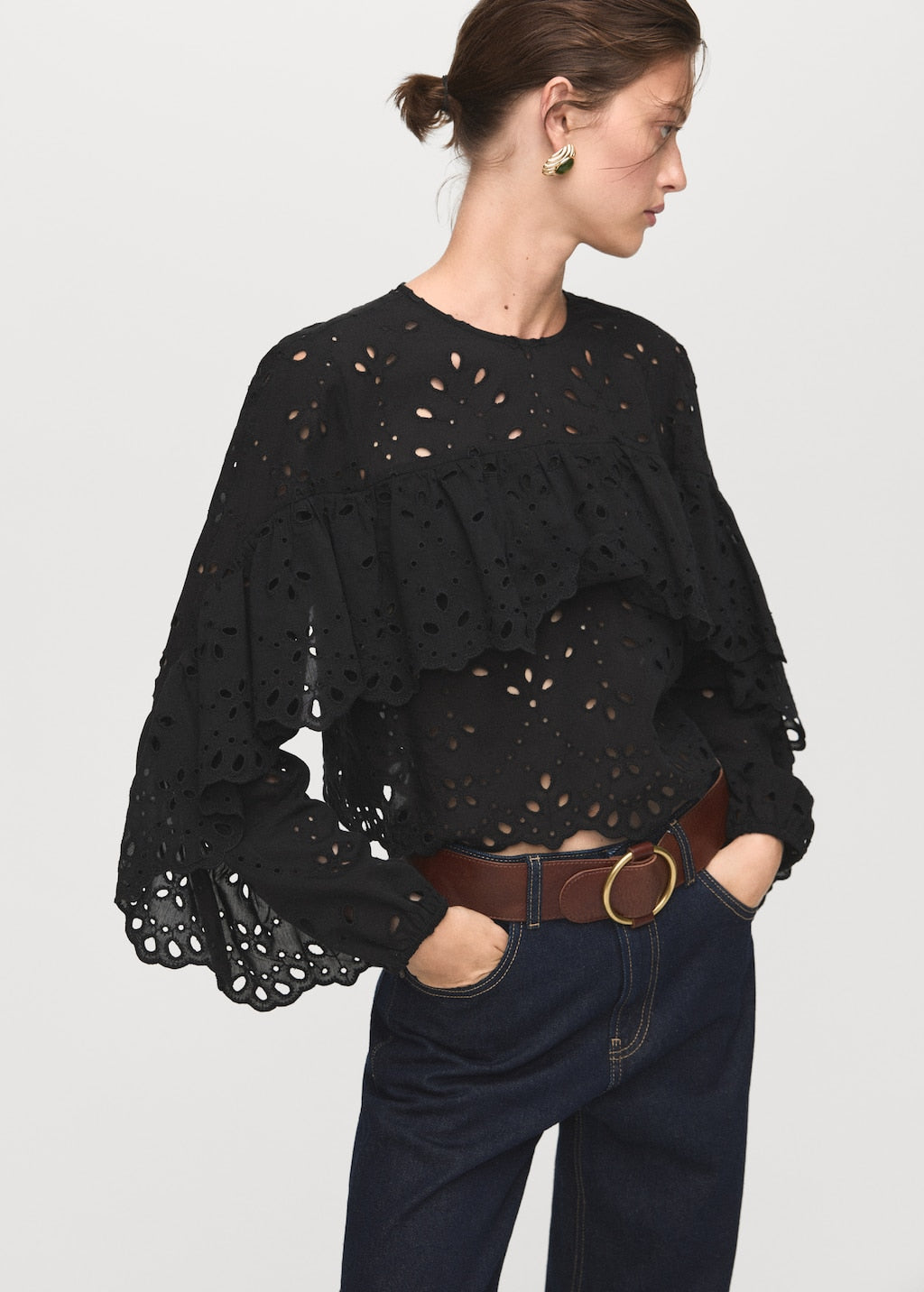 MANGO MOLLY 17035822-99 MANGO WOMEN BLOUSE