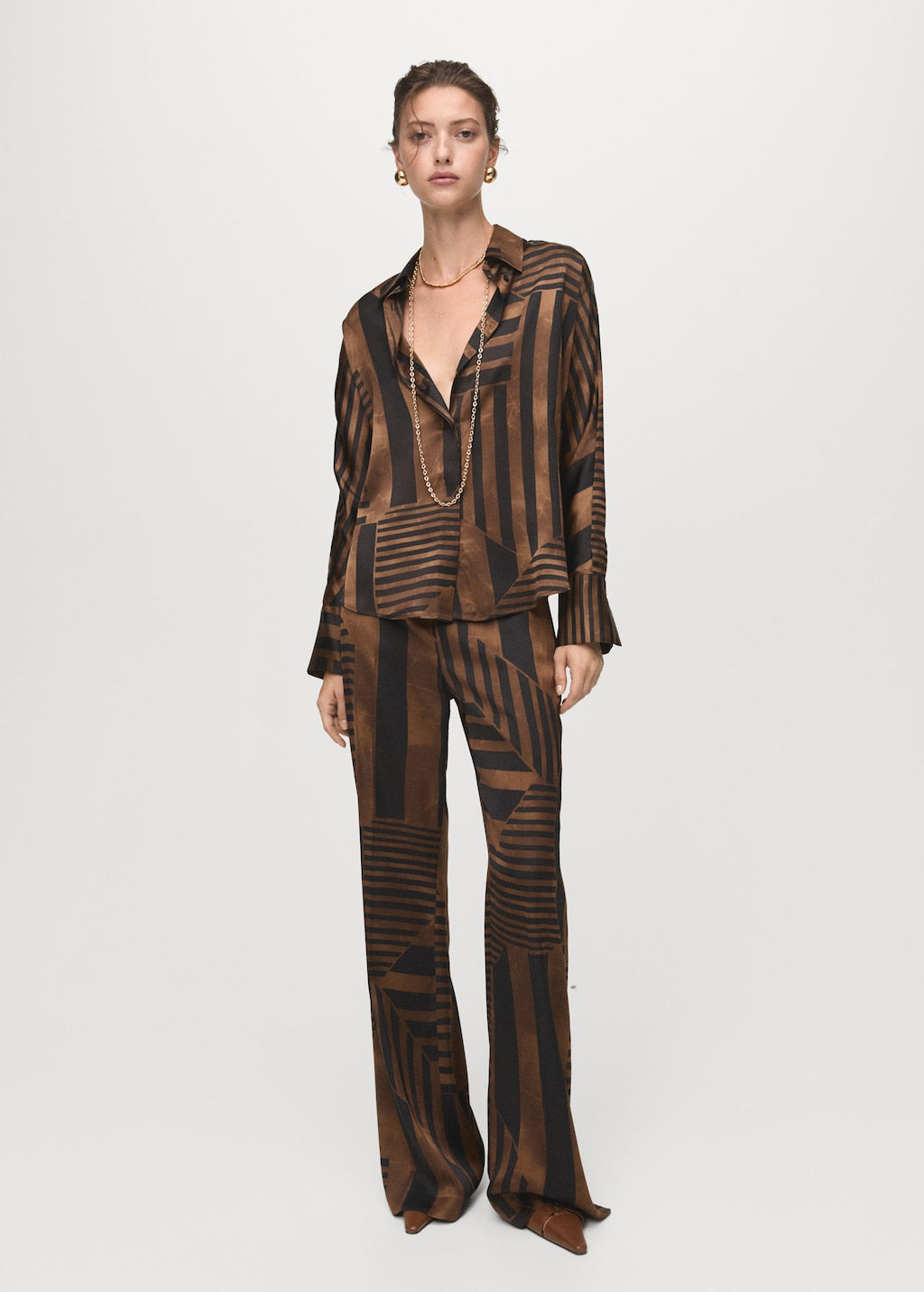 MANGO TRINI 17035830-30 MANGO WOMEN SHIRT LONG SLEEVE