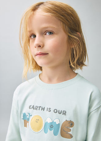 MANGO HOMIE 17036727-45 MANGO KIDS BABY BOY T-SHIRT LONG SLEEVE