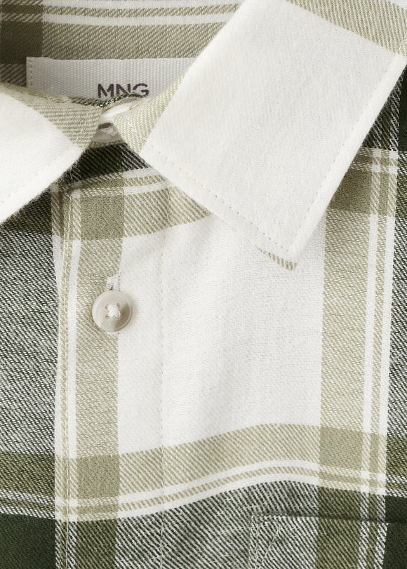 MANGO RUBEN 17037767-37 MANGO KIDS BOY SHIRT LONG SLEEVE