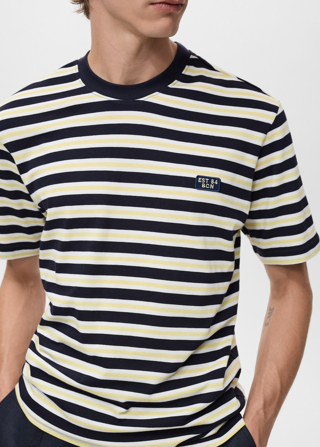 MANGO SUMMITH-H 17037773-56 MANGO MAN T-SHIRT SHORT SLEEVE