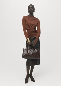 MANGO CHASI 17037818-30 MANGO WOMEN T-SHIRT LONG SLEEVE