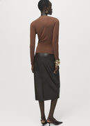 MANGO CHASI 17037818-30 MANGO WOMEN T-SHIRT LONG SLEEVE-3